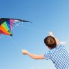 La tête en l’air en attendant l’envol des montgolfières !