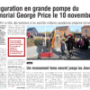 Inauguration en grande pompe du mémorial George Price le 10 novembre !