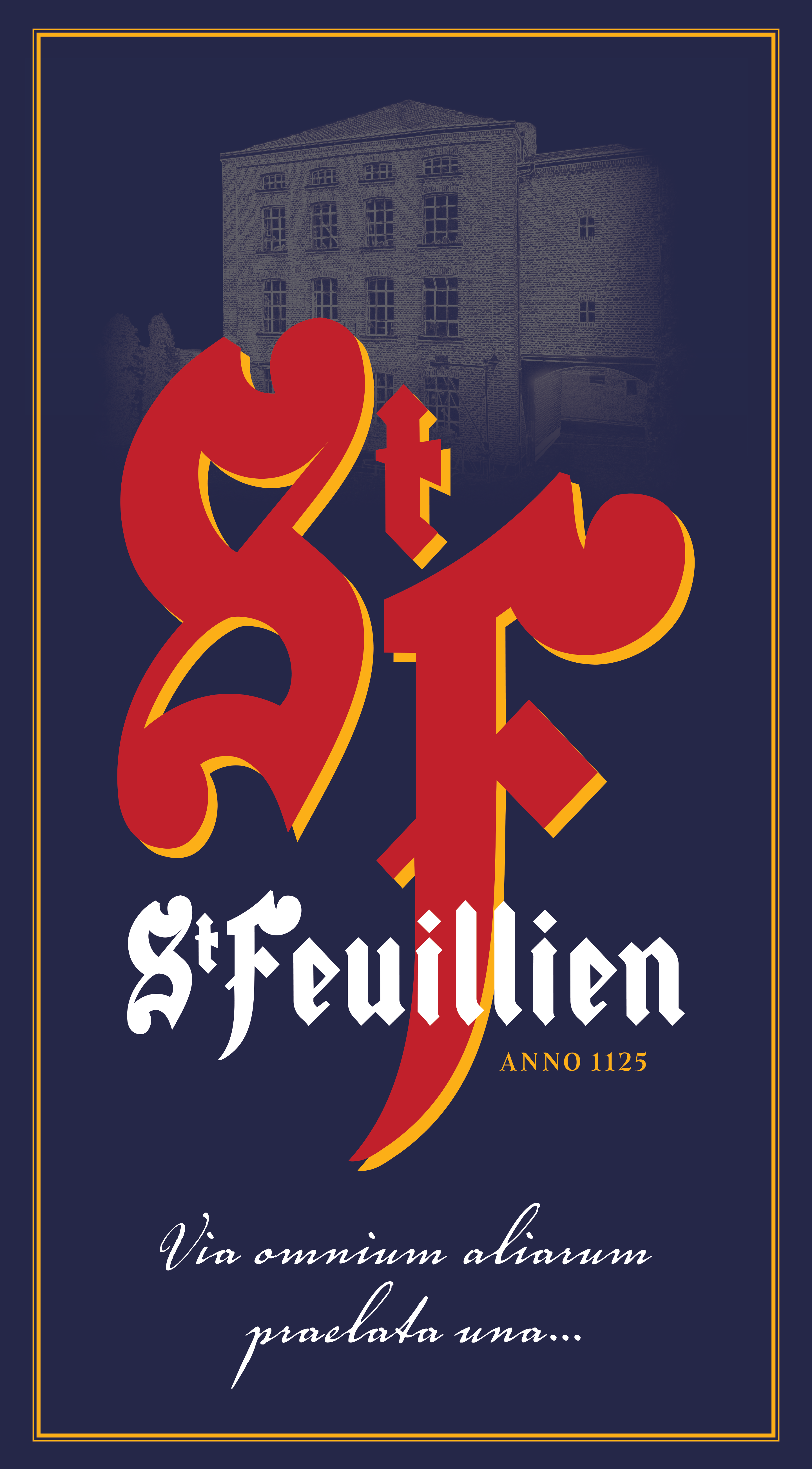 Plaque alu St-Feuillien 30×40 cm